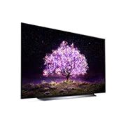 LG C1 65'' OLED 4K TV, 30 degree side view, OLED65C1PTB, thumbnail 5