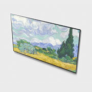 LG Gallery 55” OLED 4K TV, Top side angle view, OLED55G1PTA, thumbnail 7
