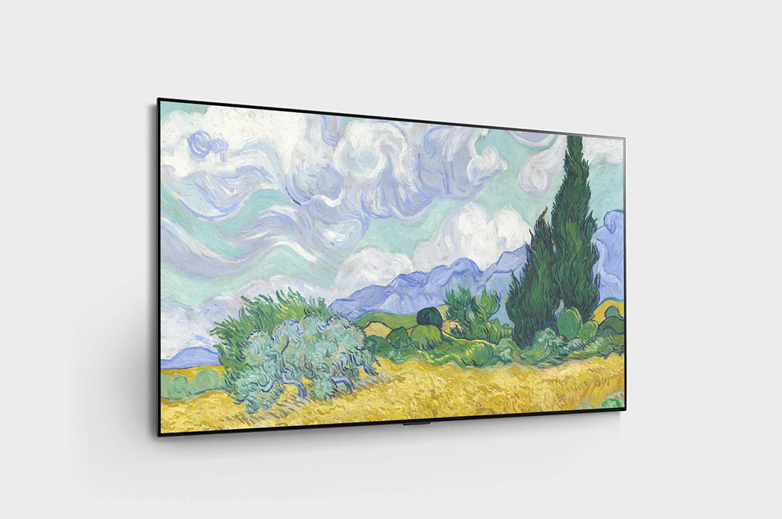 LG Gallery 65” OLED 4K TV, 15 degree side view, OLED65G1PTA, thumbnail 5