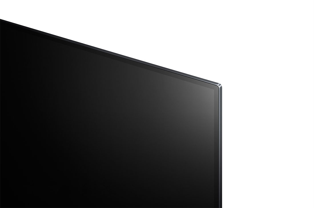 LG Gallery 65” OLED 4K TV, close-up view of panel, OLED65G1PTA, thumbnail 8