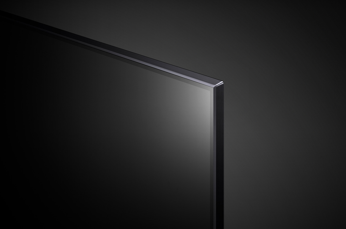 LG QNED80 75'' 4K Smart QNED TV, close-up view of panel, 75QNED80SQA, thumbnail 6