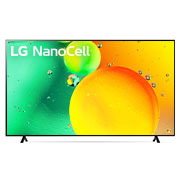 LG Nano75 75'' 4K NanoCell TV, A front view of the LG NanoCell TV, 75NANO75SQA, thumbnail 1