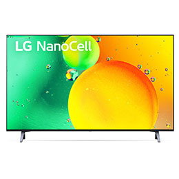A front view of the LG NanoCell TV2