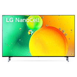 A front view of the LG NanoCell TV2