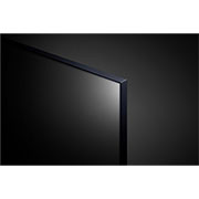 LG UHD TV AI UT80 65 inch 4K Smart TV 2024 | Magic Remote | Wall Mounted | TV Stand | Ultra HD 4K resolution | AI ThinQ™, Close-up of the top edge of LG UHD TV, UT80, 65UT8050PSB, thumbnail 6
