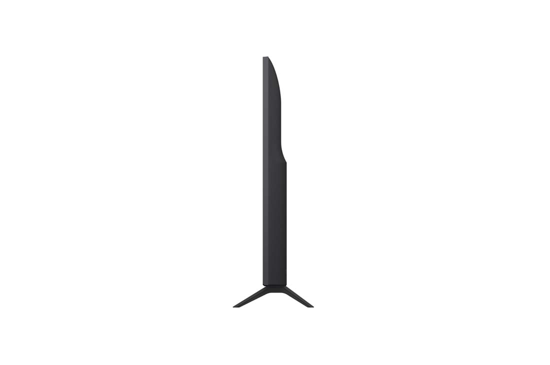 LG 50 Inch LG UHD AI UA84 4k Smart TV 2025, Left-facing side view of LG UHD UA84 TV., 50UA8450PSA, thumbnail 3