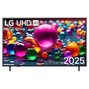LG 50 Inch LG UHD AI UA84 4k Smart TV 2025, Front view of 50 Inch LG UHD AI UA84 4k Smart TV 2025 50UA8450PSA, 50UA8450PSA, thumbnail 1