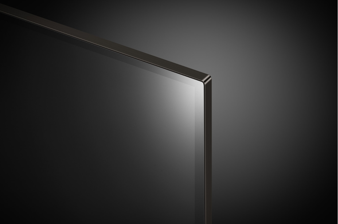 LG OLED evo AI C4 77 inch TV 4K Smart TV 2024 | Wall mounted | TV stand | TV wall design | Ultra HD 4K resolution | AI ThinQ, Close-up image of LG OLED evo TV, OLED C4 from the top edge, OLED77C4PSA, thumbnail 14