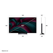 LG 65 inch LG OLED evo AI TV C5 144Hz Gaming Mode* Dolby Vision & HDR10 4K UHD (2025), The alpha 9 AI Processor Gen8 lights up with different shades of blue and bolts of light shoot out from it highlighting its circuits. Performance statistics are visible. 1.7 times greater AI neural pr, OLED65C5PSA, thumbnail 5
