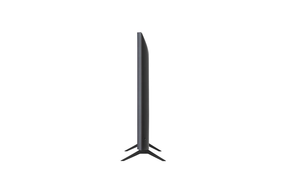 LG 43 Inch LG UHD UT80 4K Smart TV 2024, Side view of LG UHD TV, UT80, 43UT8050PSB, thumbnail 4