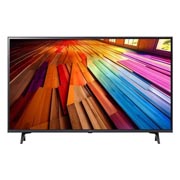 LG 43 Inch LG UHD UT80 4K Smart TV 2024, Front view of LG UHD TV, UT80, 43UT8050PSB, thumbnail 2