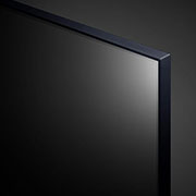 LG 43 Inch LG UHD UT80 4K Smart TV 2024, Close-up of the top edge of LG UHD TV, UT80, 43UT8050PSB, thumbnail 6