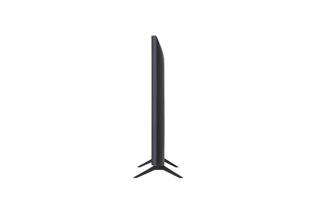LG 55 Inch LG UHD UT80 4K Smart TV 2024, Side view of LG UHD TV, UT80, 55UT8050PSB, thumbnail 4