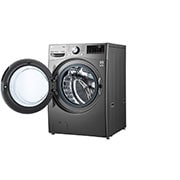 LG 15/8kg Front Load Washer Dryer with AI Direct Drive™ and TurboWash™ Technology, right open view, F2515RTGV, thumbnail 12