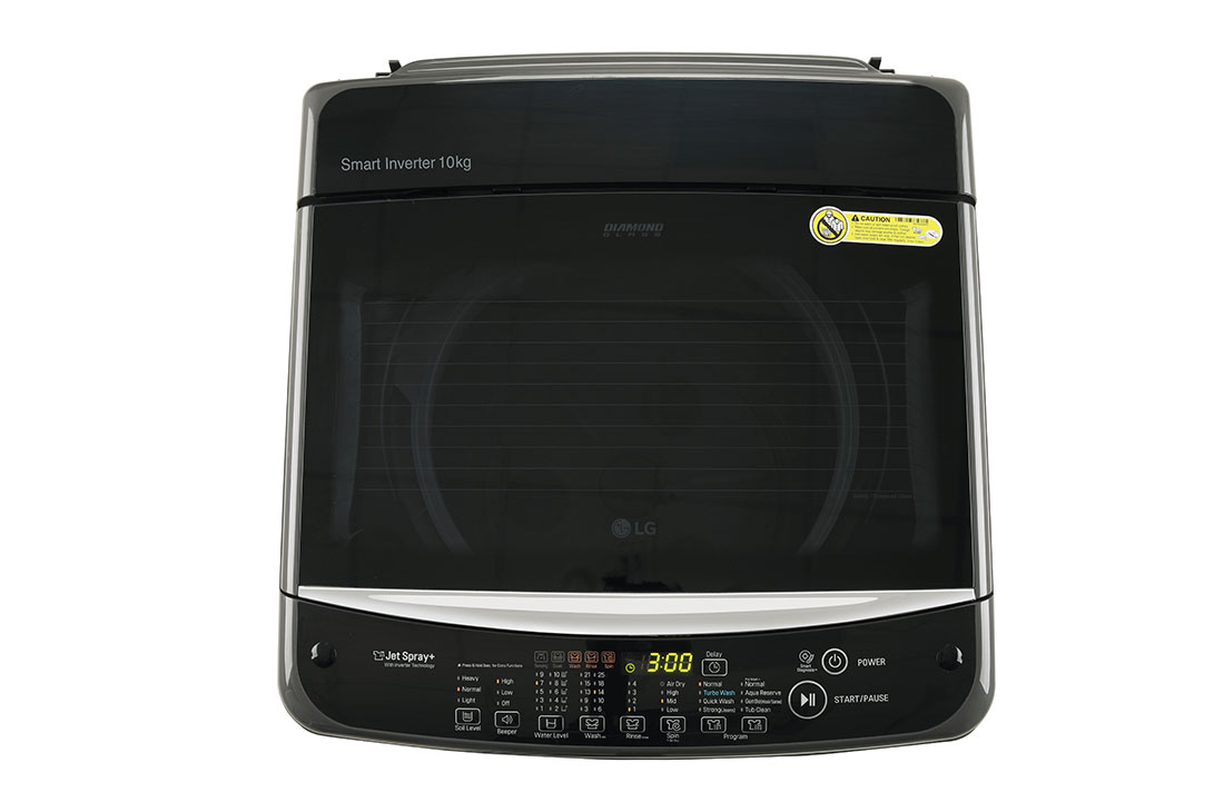 LG 10kg, Middle Black, Jet Spray+, Punch+3, TurboDrum, T2310VSAB, thumbnail 3