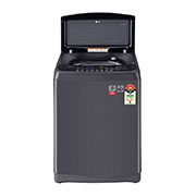 LG 8.0kg, Middle Black, Jet Spray+, Punch+3, TurboDrum, LG T2108VSAB 8 kg Front View Open, T2108VSAB, thumbnail 2