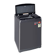 LG 8.0kg, Middle Black, Jet Spray+, Punch+3, TurboDrum, LG T2108VSAB 8 kg Left View Open, T2108VSAB, thumbnail 6