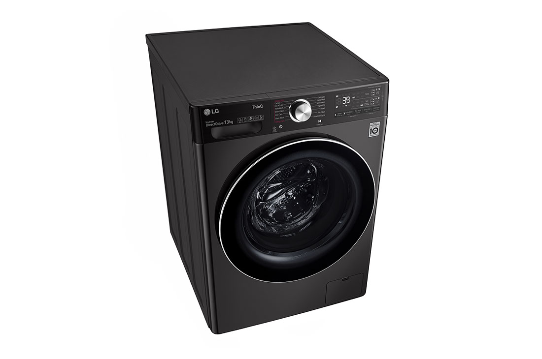 LG 13kg, AI Direct Drive Front Load Washing Machine, top left perspective, FV1413S2BA, thumbnail 9