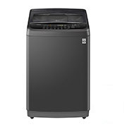 LG Smart Inverter Top Load Washing Machine, 9KG, Black, Front view of LG Smart Inverter Top Load Washing Machine with TurboDrum and Smart Motion, 9KG, in middle black, T2109VSAB, T2109VSAB, thumbnail 1