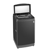LG Smart Inverter Top Load Washing Machine, 11KG, Black, Left open view, T2311VSAB, thumbnail 8