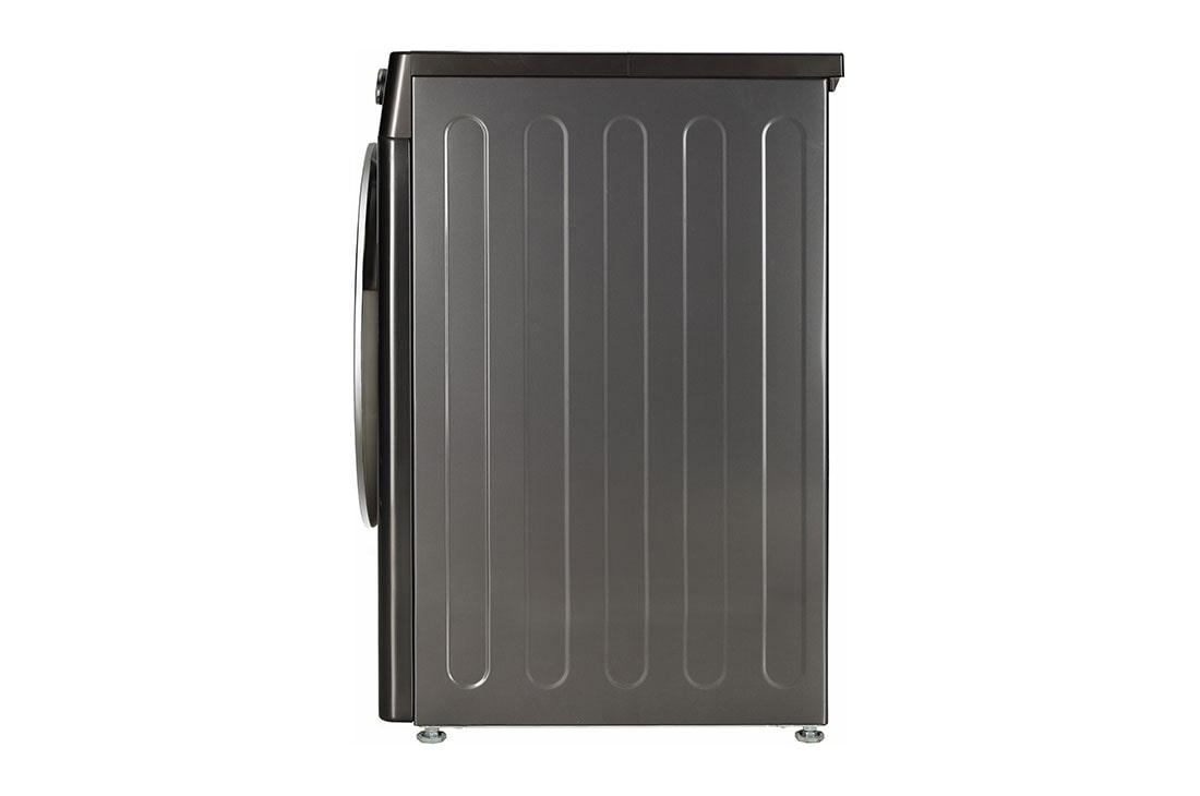 LG 8.0 kg Fully Automatic Front Load Washing Machine Black  (FV1408S4B), Left Side View, FV1408S4B, thumbnail 9