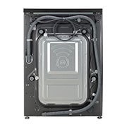 LG 8.0 kg Fully Automatic Front Load Washing Machine Black  (FV1408S4B), Back View, FV1408S4B, thumbnail 11