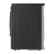 LG Dual Inverter Heat Pump Dryer, 9KG, Black, Right view, TD-H90VBD, thumbnail 9