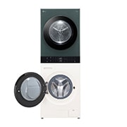 LG 14/10kg AI DD™ Front Load WashTower™, Right Side (with two doors closed for dryer and washer), WT1410NHEG, thumbnail 9