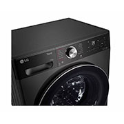 LG 11kg, AI Direct Drive Front Load Washing Machine, top left panel detail, FV1411S2B, thumbnail 3