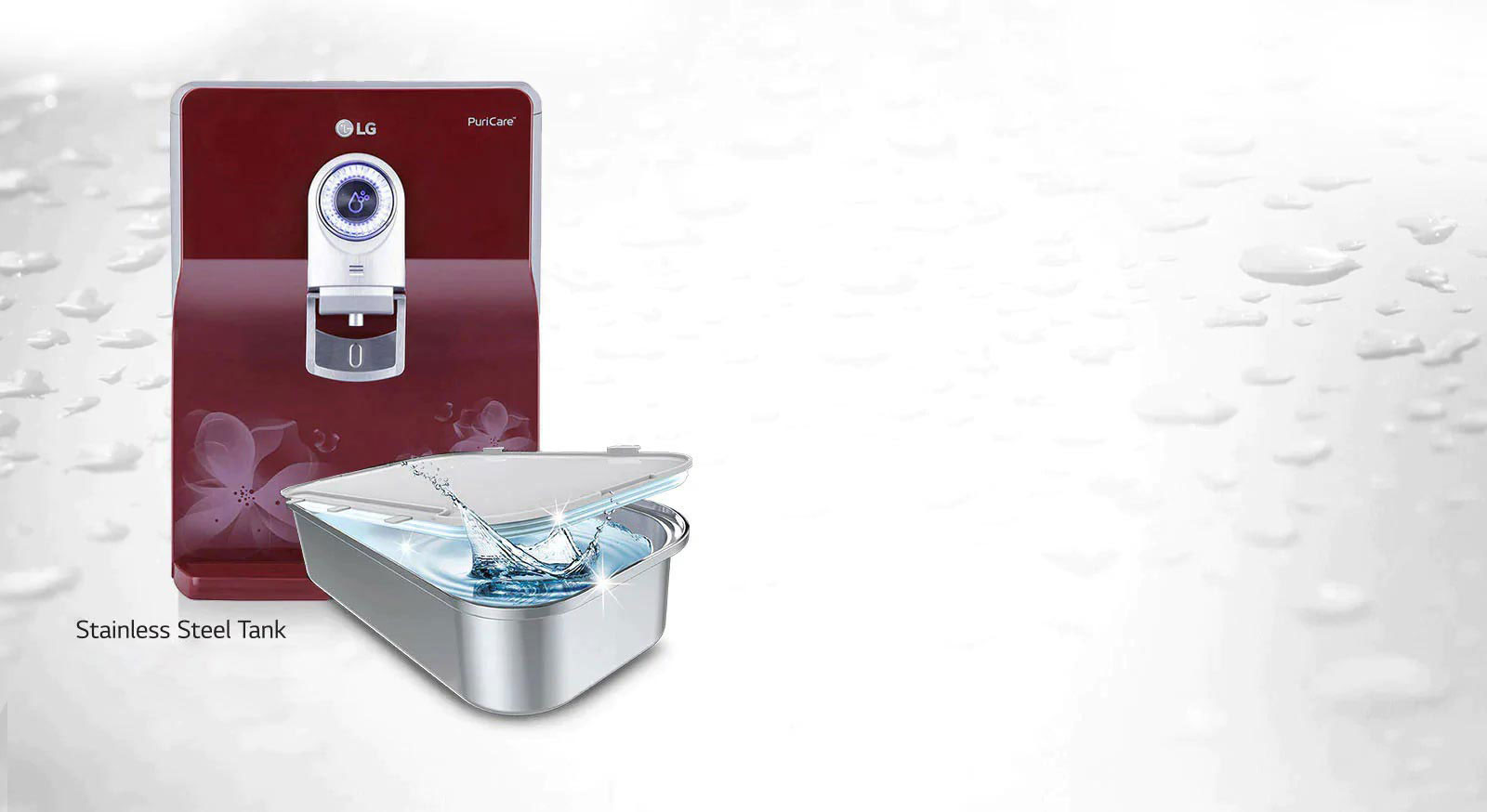 LG Water Purifier Stainless Steel Tank