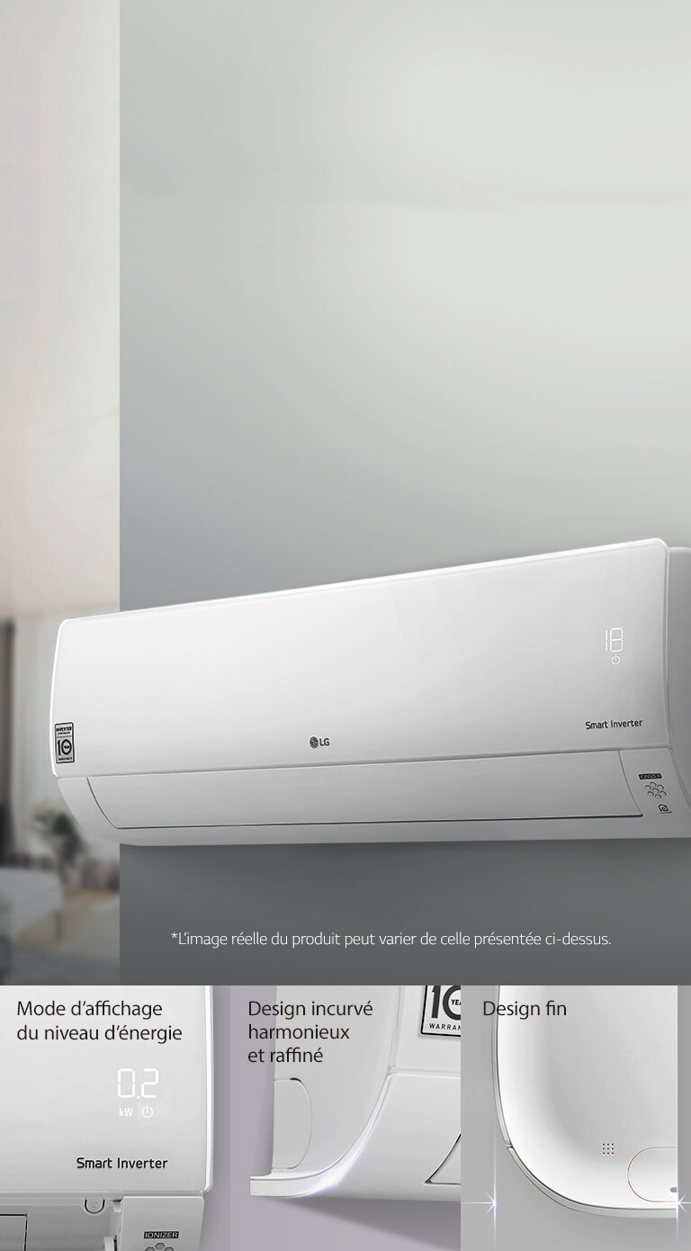 Design simple et élancé avec écran invisible2