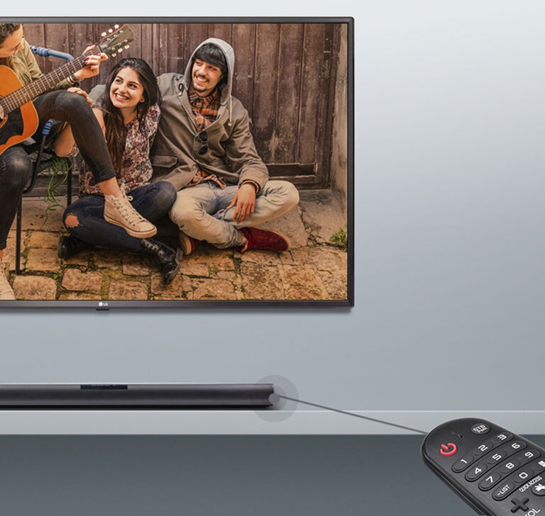 Contrôle avec la télécommande TV2