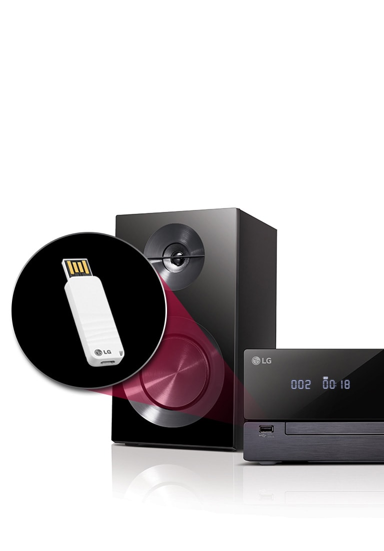LG Audio set 100W CD Bluetooth Portable In FM Radio USB