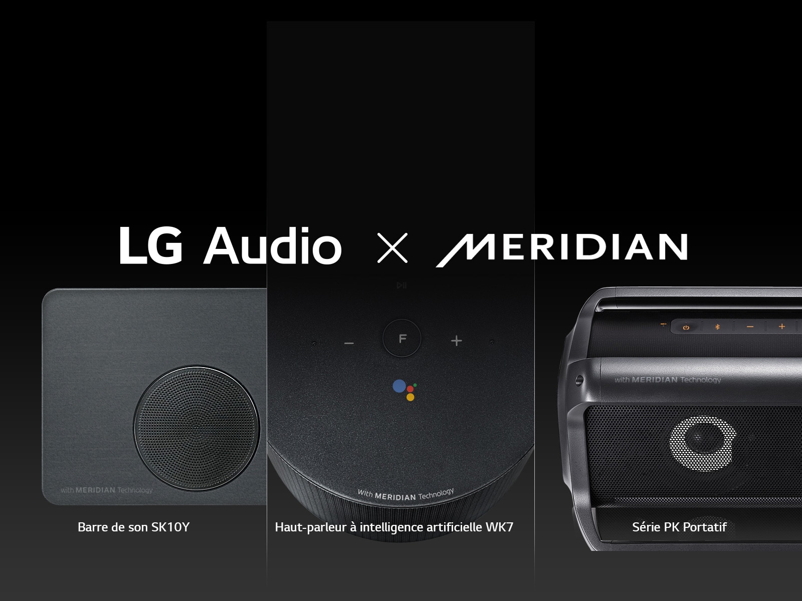 Partenariat entre LG et Meridian Audio<br>1