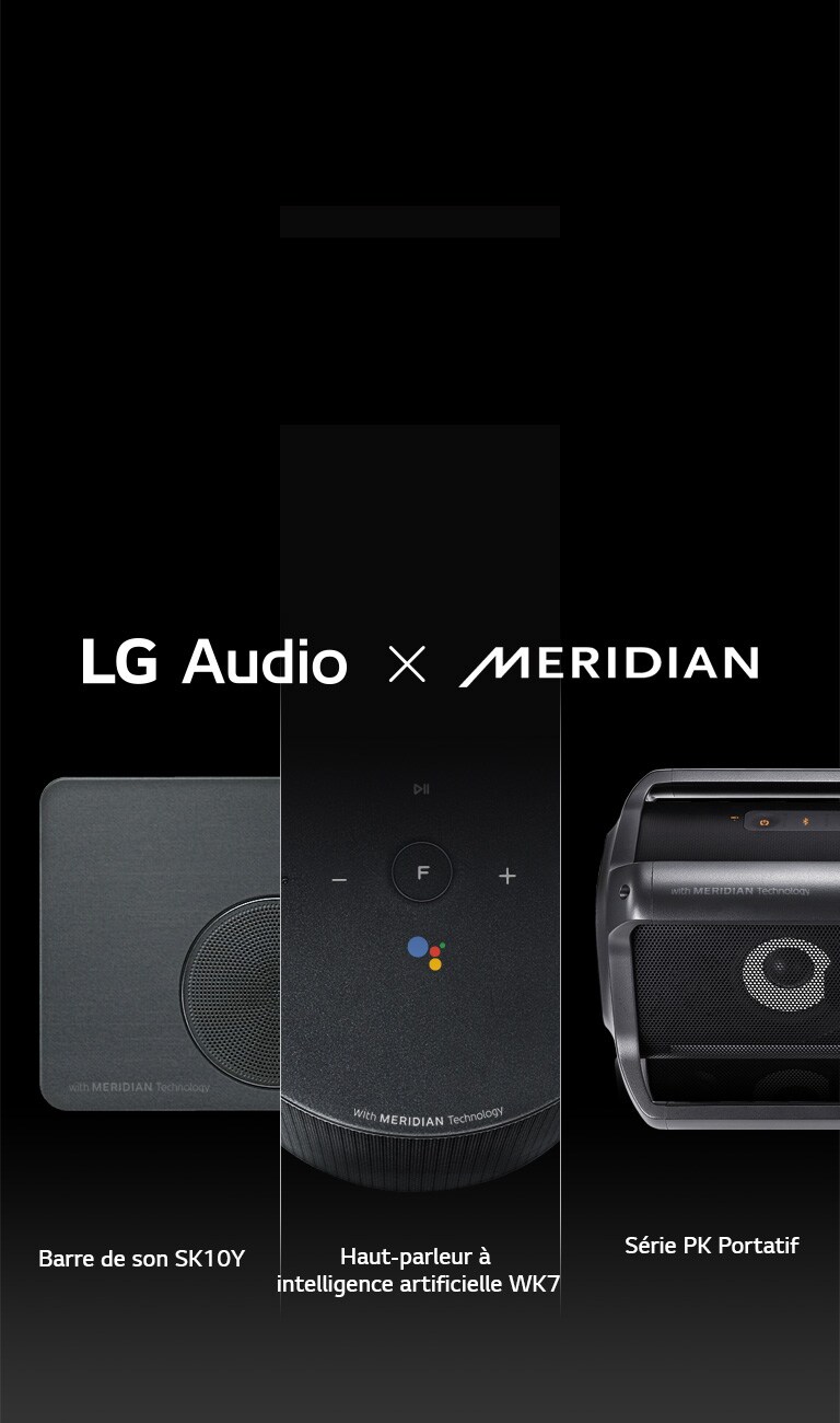 Partenariat entre LG et Meridian Audio<br>2