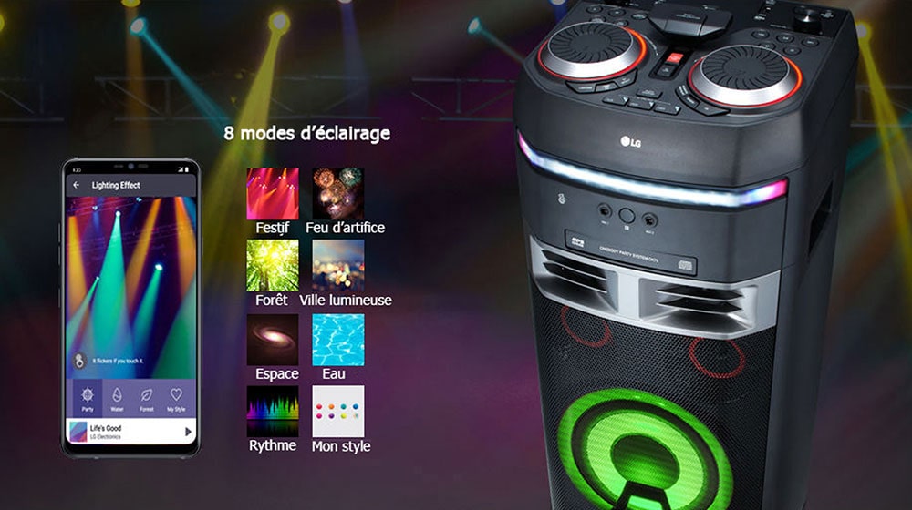 LG XBOOM OK75 LG Belgique