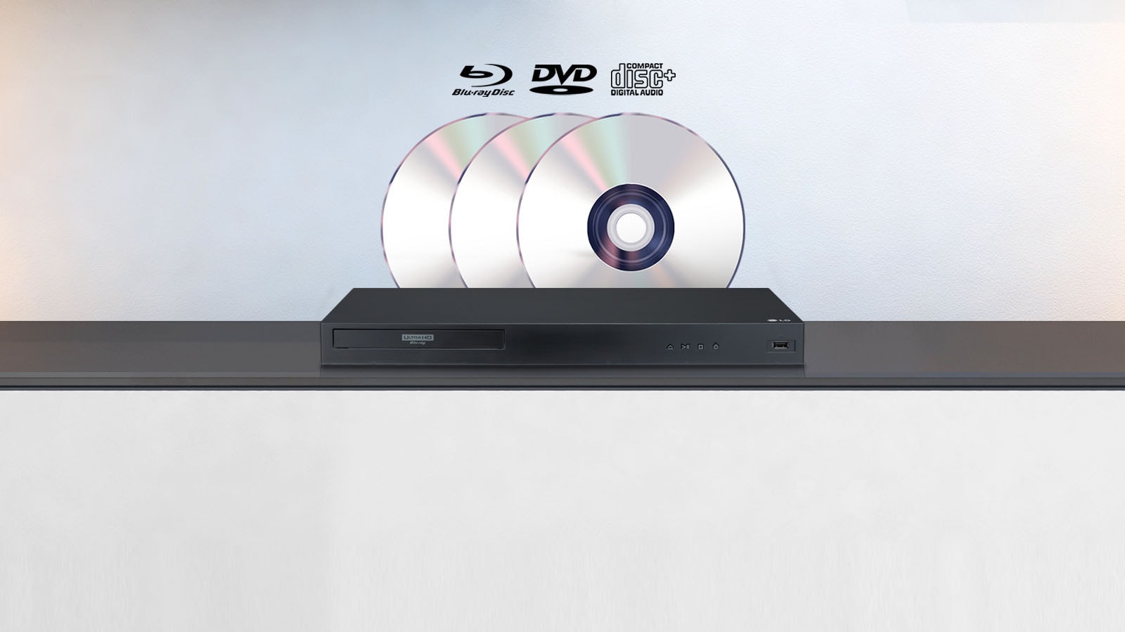 Lecture de Blu-Ray / DVD / CD<br>1