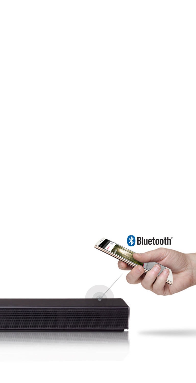 Écoutez votre musique sur la barre de son<br>2