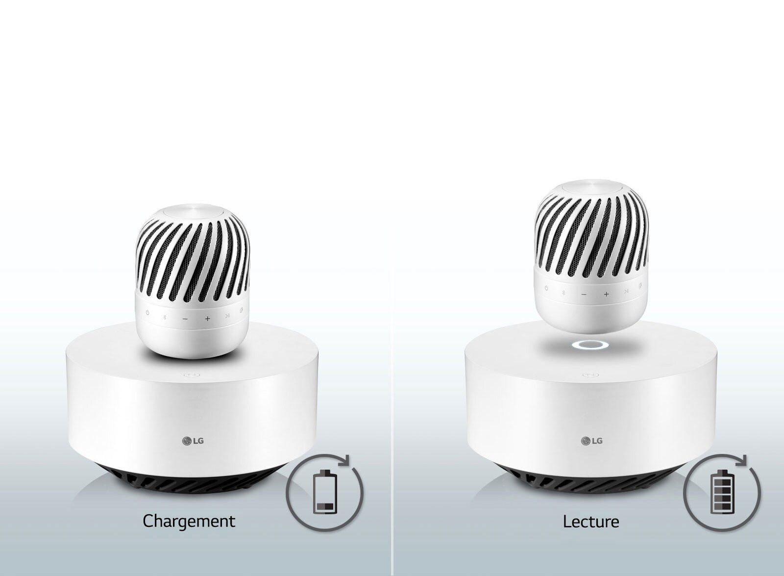 Une enceinte qui se recharge automatiquement1