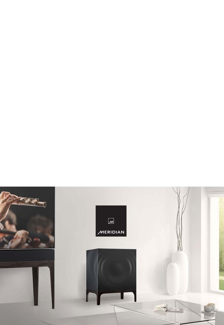 Son de haute qualité avec la technologie Meridian2