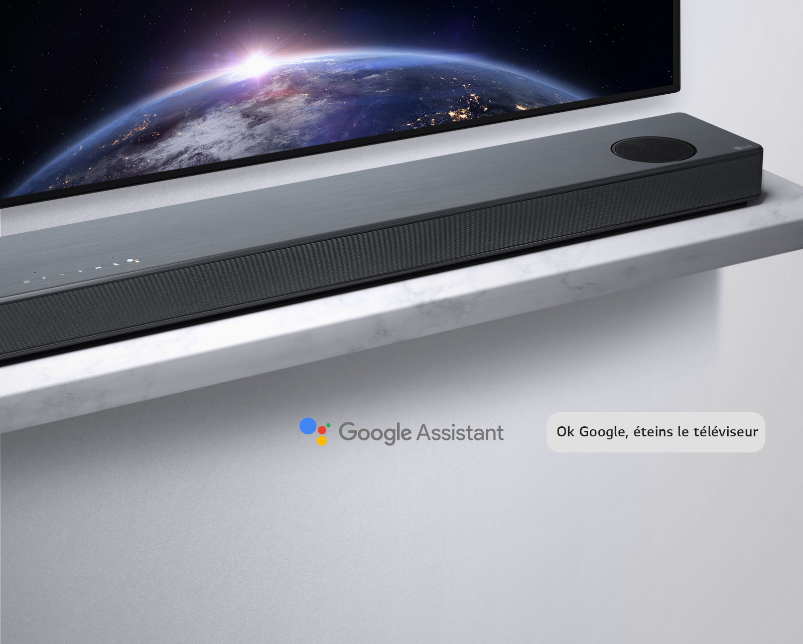 Barre de son LG avec l'Assistant Google1