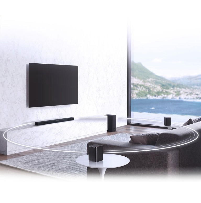 LG SL5Y Soundbar | 2.1ch 320W | Wireless Subwoofer | DTS Virtual:X ...