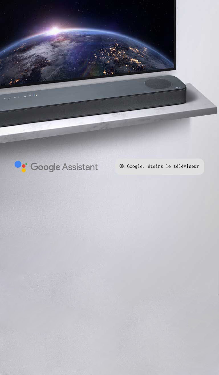 Barre de son LG avec l'Assistant Google2