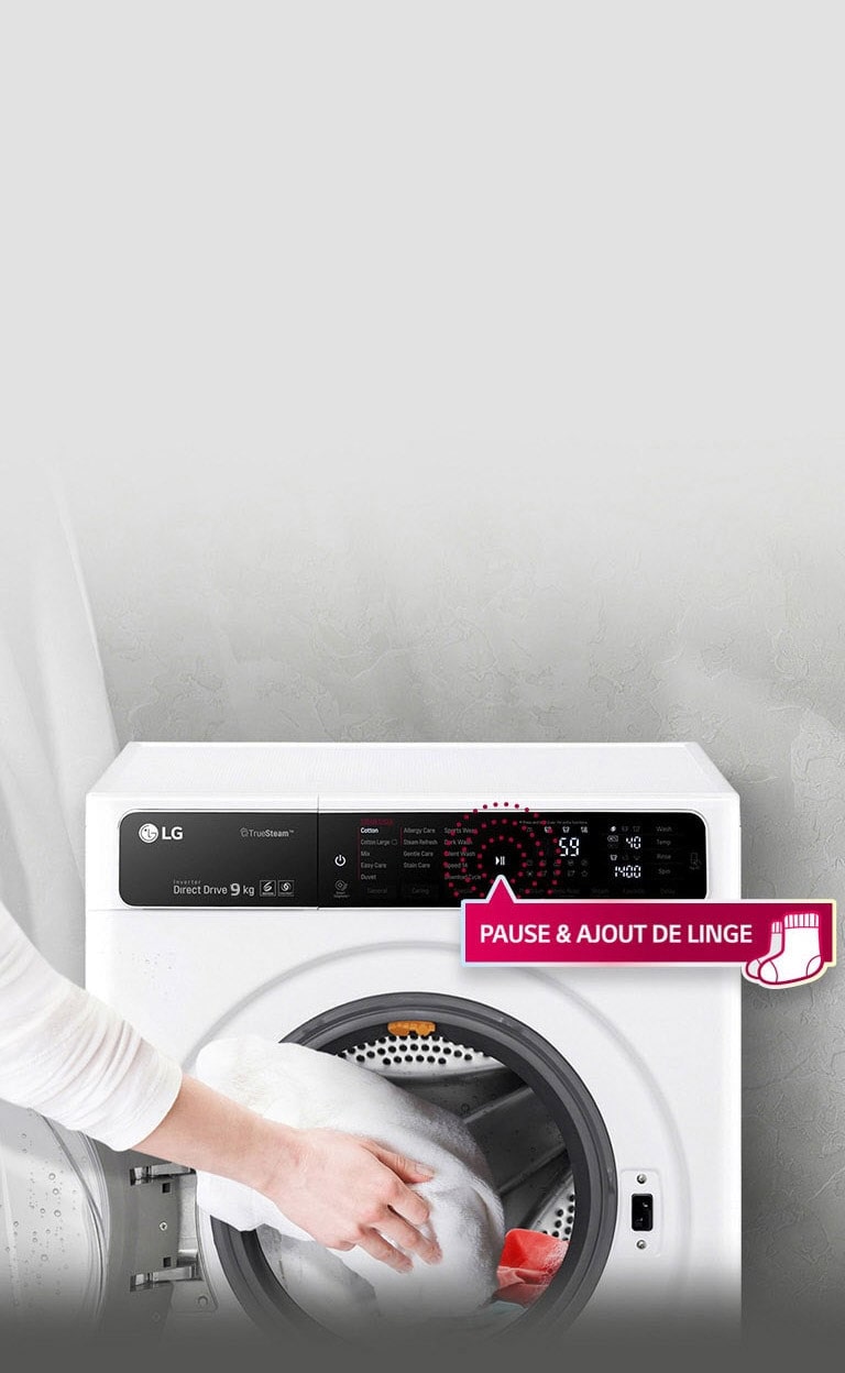 Ajoutez des vêtements oubliés au lavage