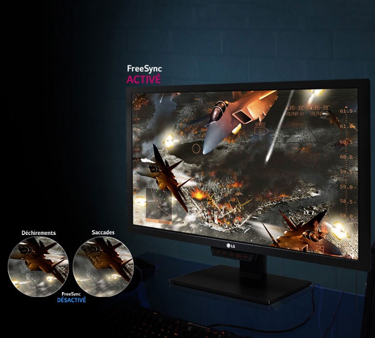Mouvement de jeu fluide:Technologie AMD FreeSync™