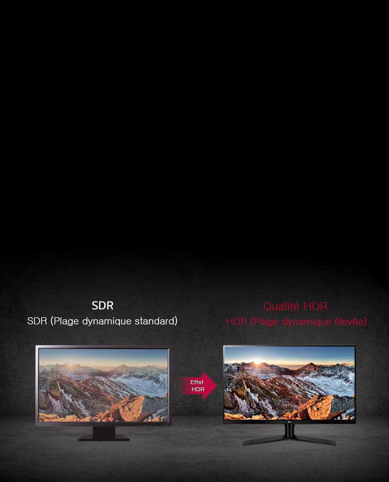 Effet HDR pour les contenus SDR<br>2
