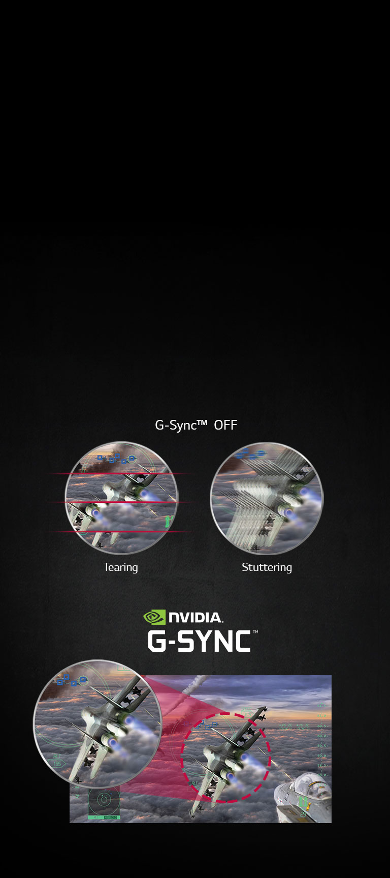 Des jeux d'une fluidité exceptionnelle grâce à la technologie G-Sync™