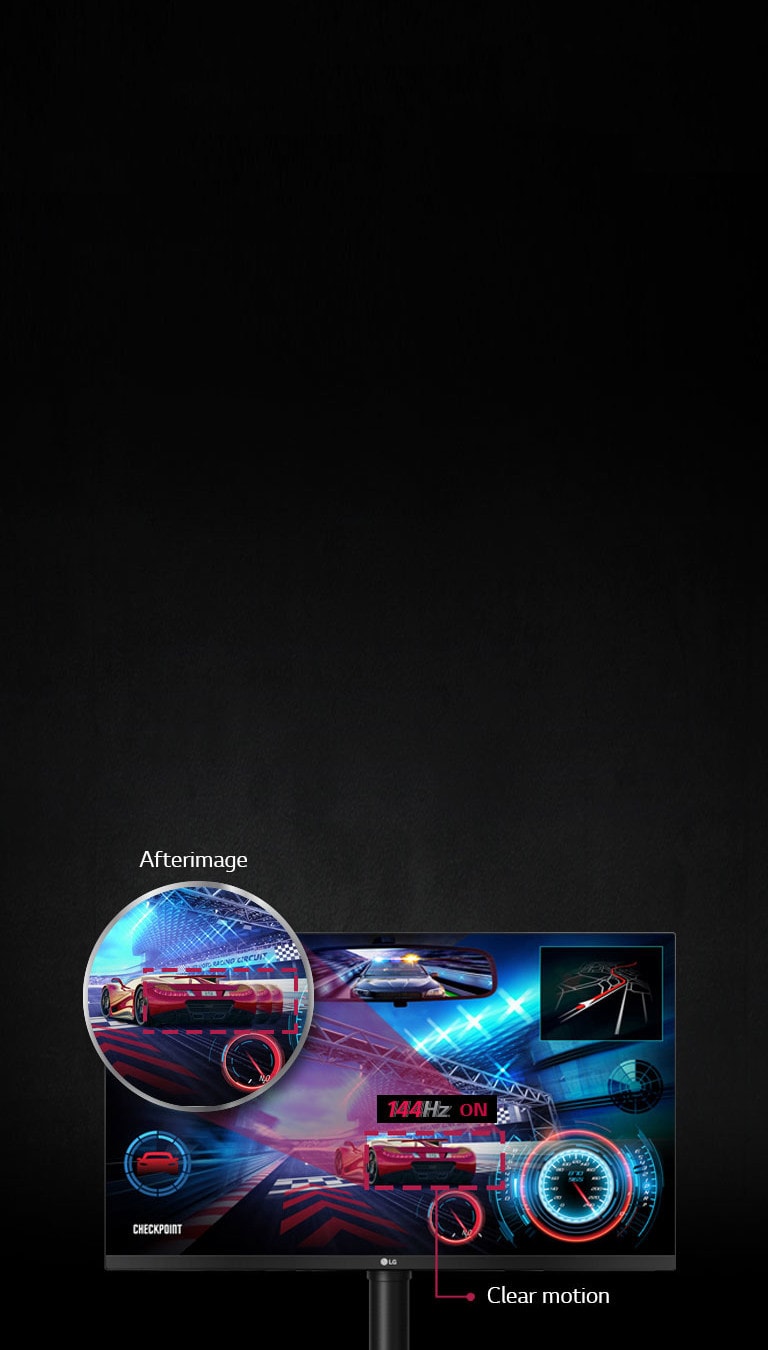 Des jeux d'une fluidité exceptionnelle grâce à un taux de rafraîchissement de 144 Hz