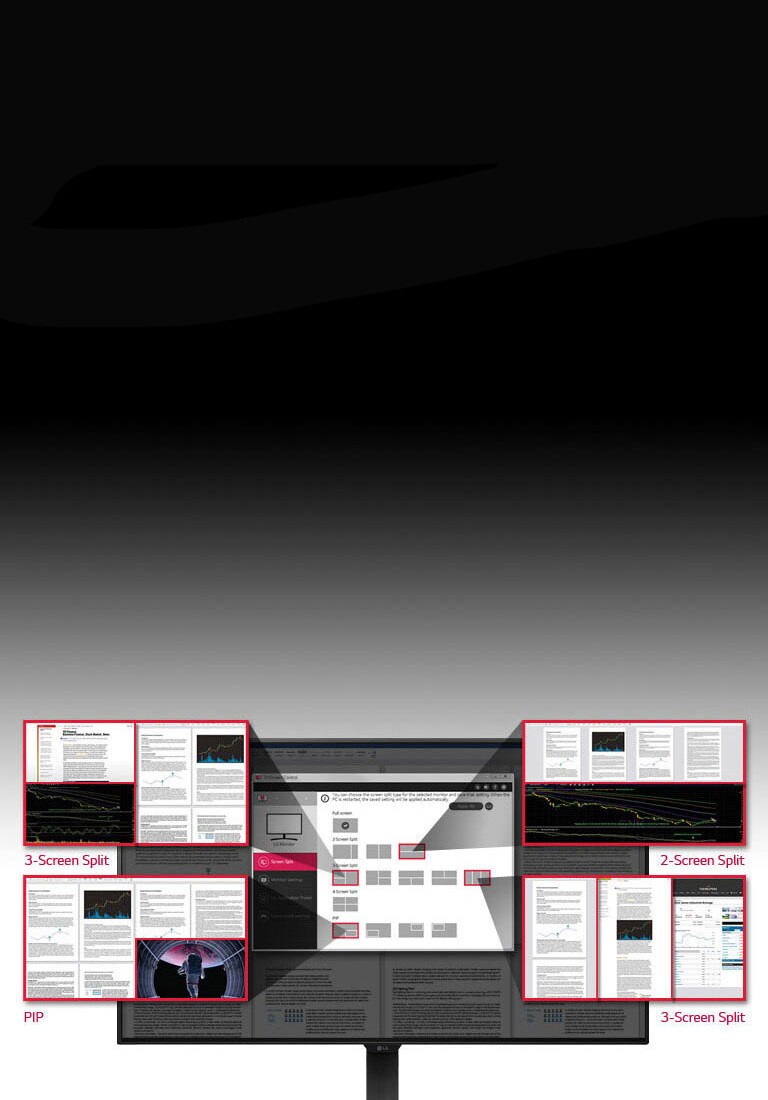 Options de division d'écran2