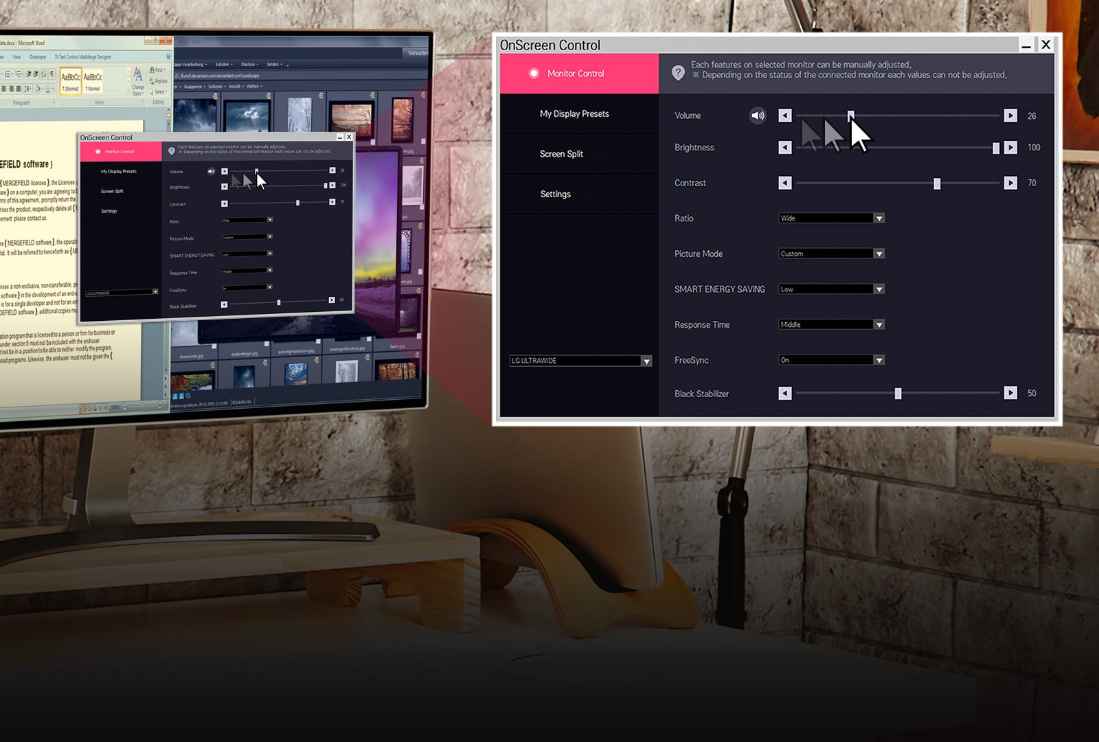 Interface OSC: configuration rapide de l'affichage1